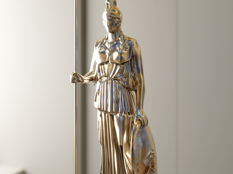 European-style Athena Sculpture Goddess Statue