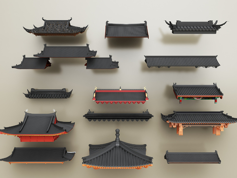 Chinese Eaves Eaves Roof Ridge