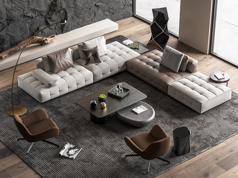 minotti Italian-style Sectional Sofa corner sofa