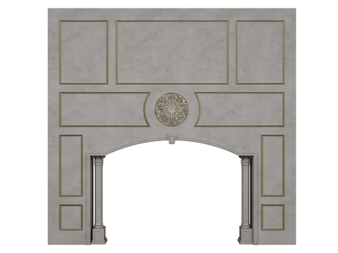 European-style door arch door lintel arch opening