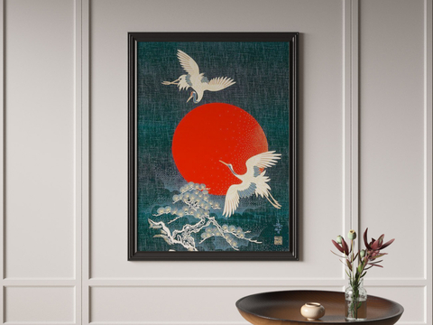 New Chinese Decorative Painting Flying Crane Hanging Painting