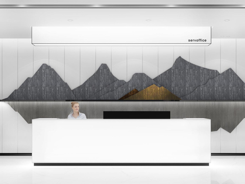 Modern Office Front Desk