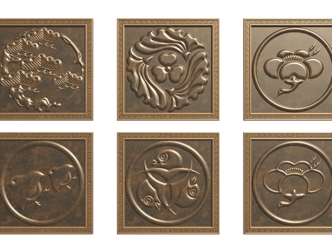 Copper plate carving relief carving