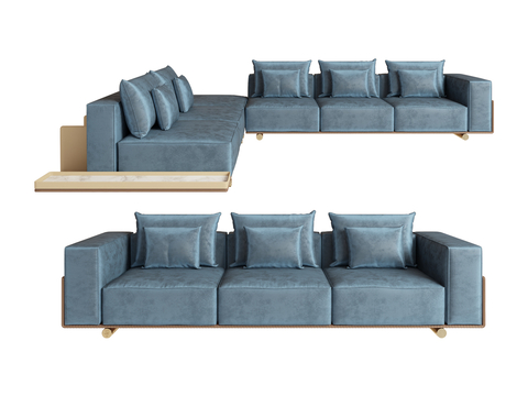 visionnaire-Multiplayer sofa Corner sofa