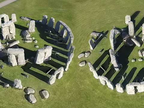 Stone rockery Stonehenge landscape