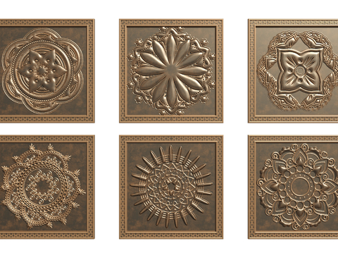 European-style copper plate carving relief carving