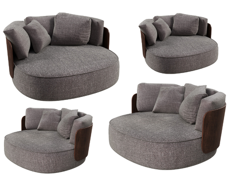 Leisure sofa backrest sofa