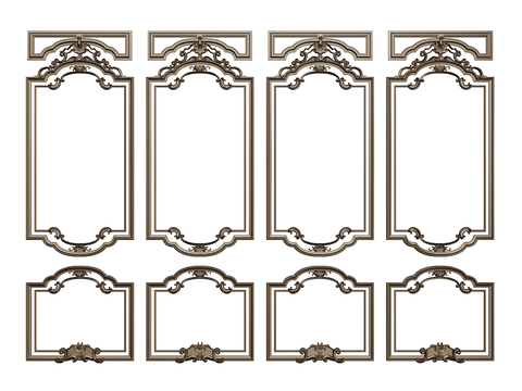 French line carved line component line plaster line