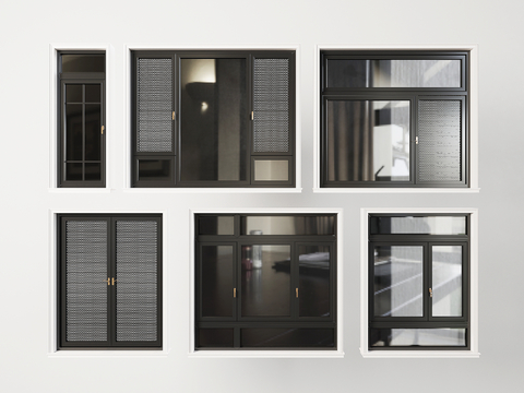 Modern windows, casement windows, floor windows, plastic steel windows