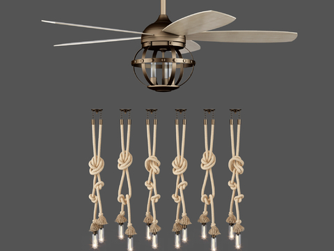 industrial wind ceiling fan light fan light