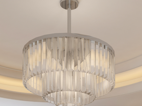 Modern crystal chandelier