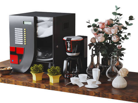 Modern Kitchen Supplies Kitchen Appliances Coffee Machine Rose