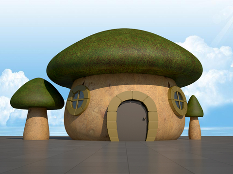 Fairy Chalet Mushroom Cottage