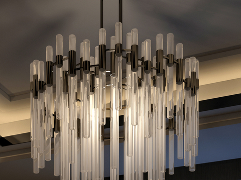 Modern crystal chandelier