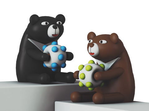 Modern Bear Doll Fashion Ornaments