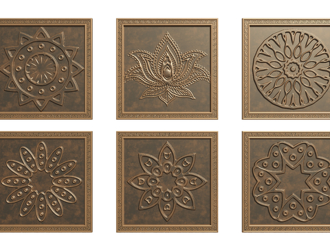 Copper plate carving relief carving