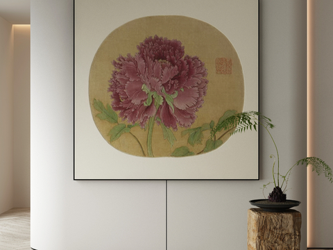 New Chinese Flower Painting Art Painting Decorative Painting