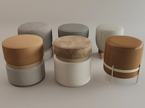 Modern Stool Round Stool Dressing Stool Makeup Stool