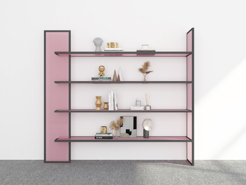 Modern Bookshelf Display Rack