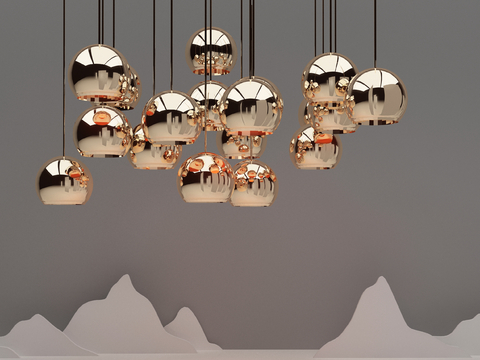 Affordable Luxury Style Ball Chandelier