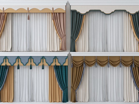 New Chinese Curtain Window Screen