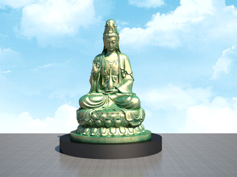 Zhengguanyin Sculpture Buddha Sculpture Landscape Sculpture