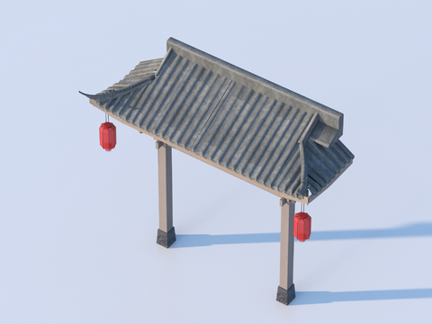 New Chinese Eaves Tile Roof