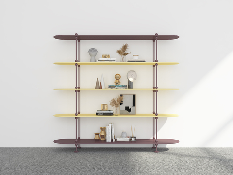 Modern Bookshelf Display Rack