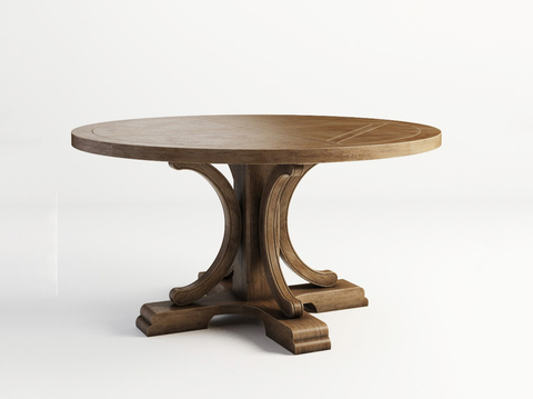 American Round Dining Table