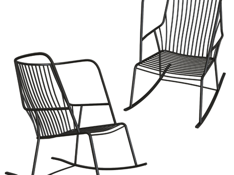 Castil Outdoor Chair Iron Chair Rocking Chair