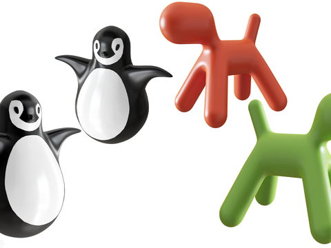 Cartoon toy penguin doll