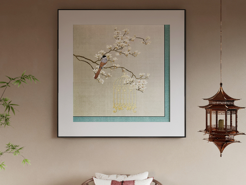 New Chinese Art Painting Flower and Bird Painting Decorative Painting