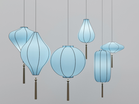 New Chinese Chandelier Lantern Chandelier