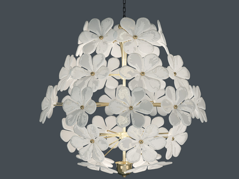 Petal chandelier