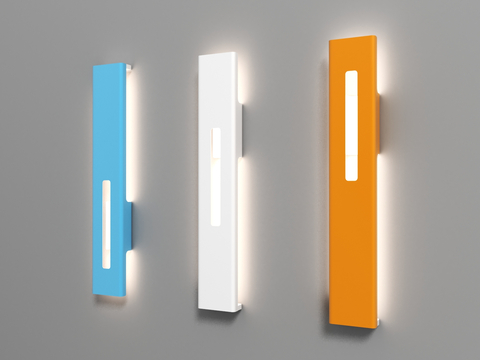 Modern geometric wall lamp