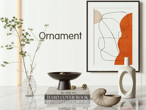 Modern Desktop Ornaments Book Vase