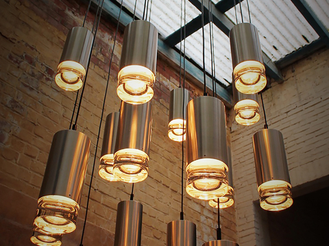 Modern art chandelier round tube chandelier