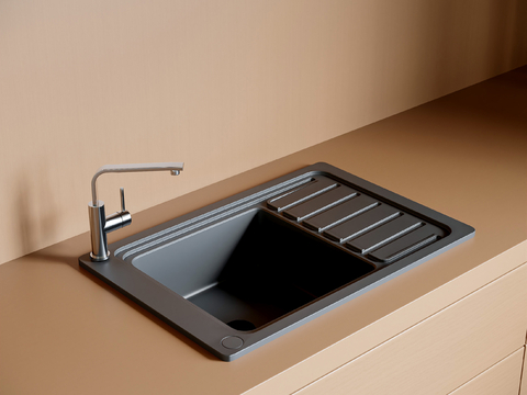 Modern sink vegetable sink