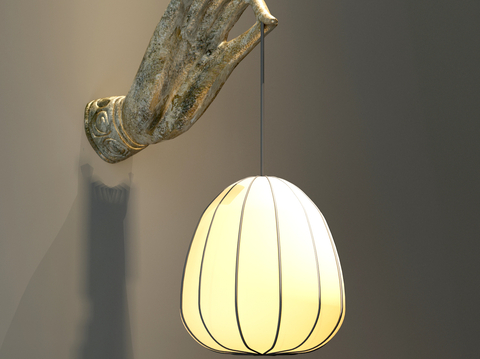 Chinese-style hand-held wall lamp Zen wall lamp