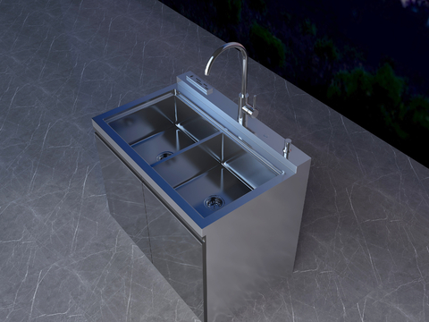 Integrated sink