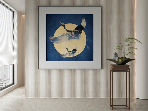 Chinese Zen Painting Decorative Painting