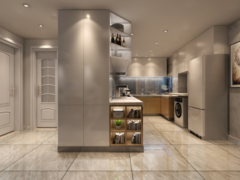 Modern open kitchen