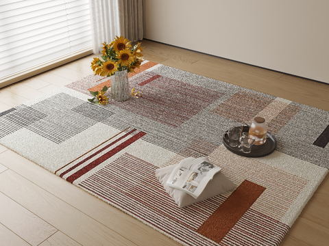 Modern decorative carpet