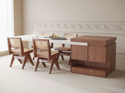 Quiet Wind Dining Table and Chair Island Dining Table and Chair