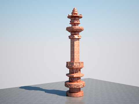 Ancient Pagoda Sculpture