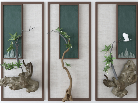 New Chinese Wall Decoration Plant Hanging Decoration