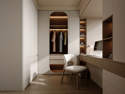 Modern study cloakroom