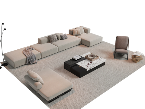 Modern sofa combination