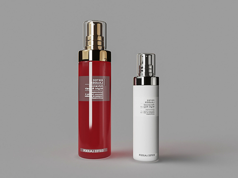 Modern skin care perfume bottle