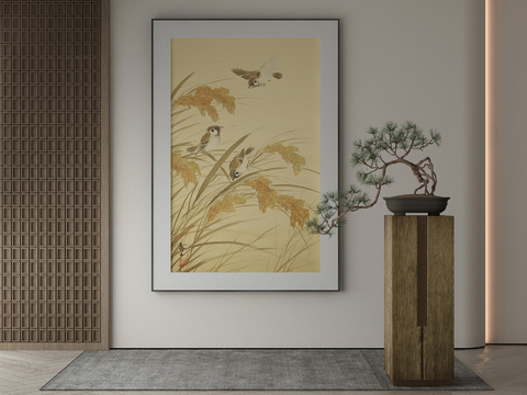 New Chinese Art Painting Flower and Bird Painting Decorative Painting